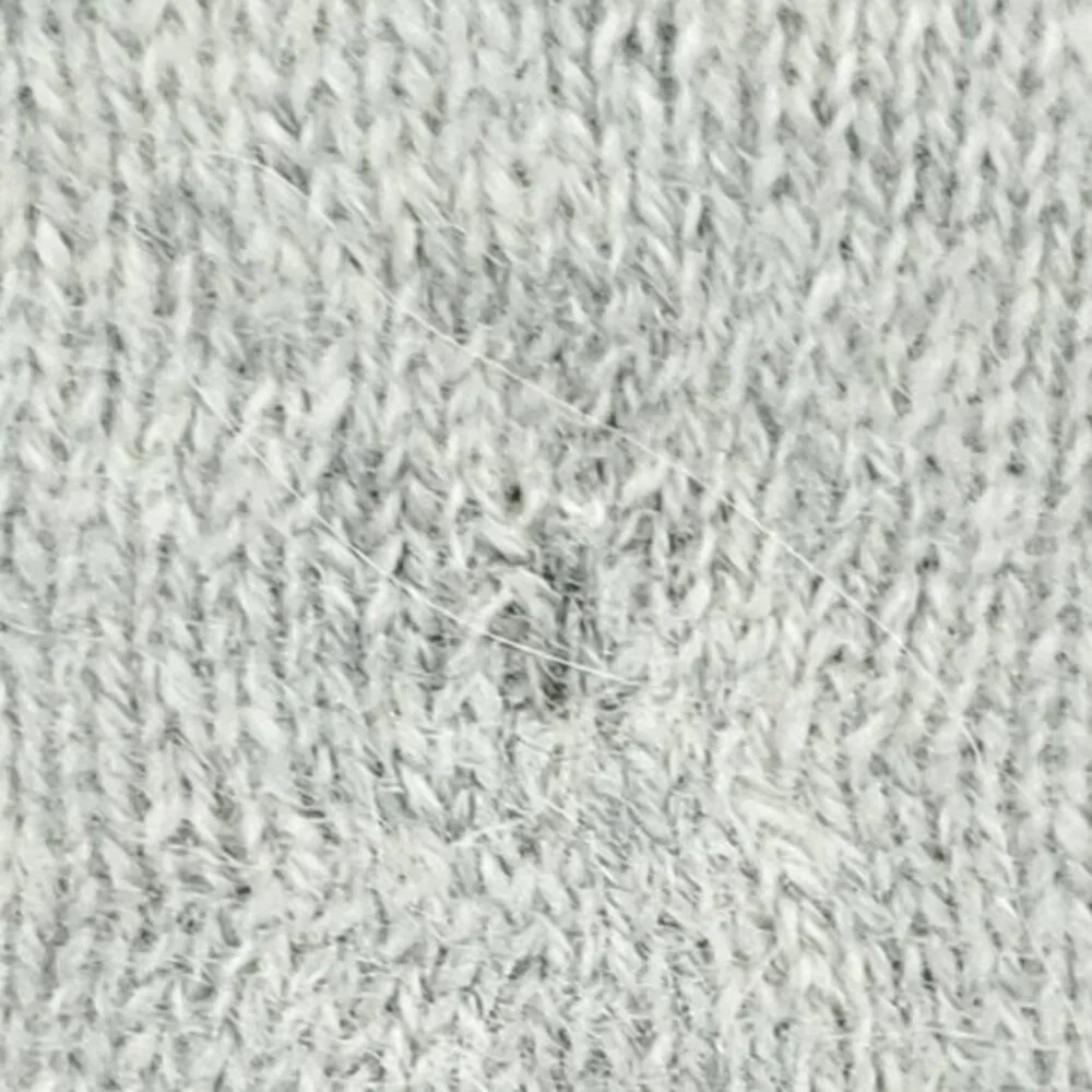 Lisa Todd 100% Cashmere Embroidered Evil Eye Rolled Hem Sweater M Gray/Blue
